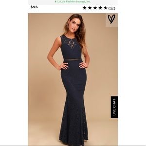 Lulu’s Navy Blue Gown